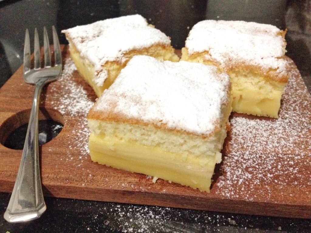 Magic Custard Cake.