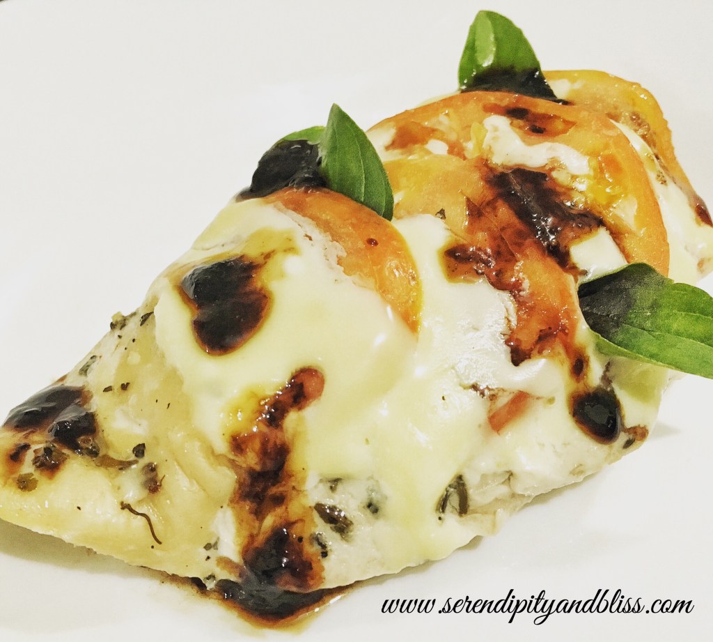 Baked Caprese Chicken with Balsamic&nbsp;Glaze