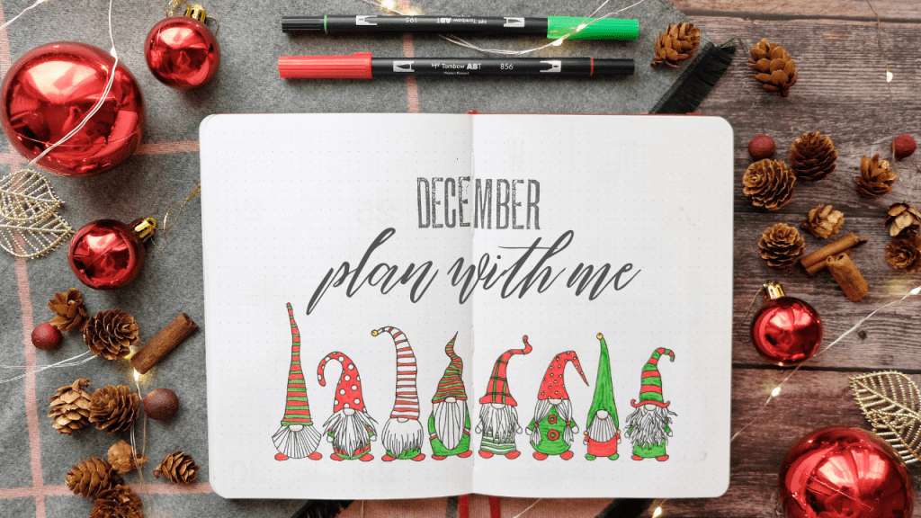 December 2020 Bullet Journal&nbsp;Setup